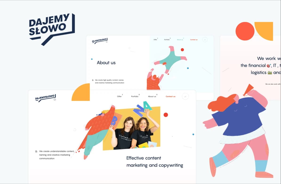 Dajemy Slowo project case study card image