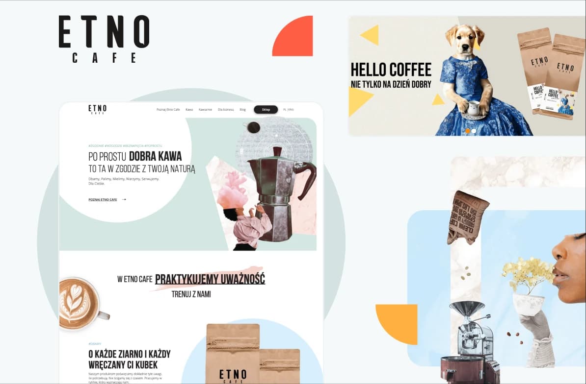 Etno Cafe project case study card image