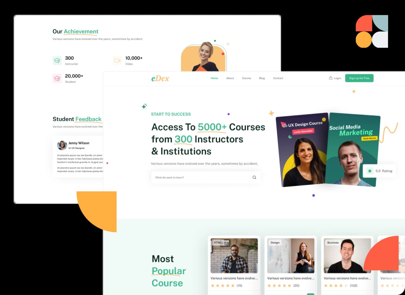 edtech service illustration