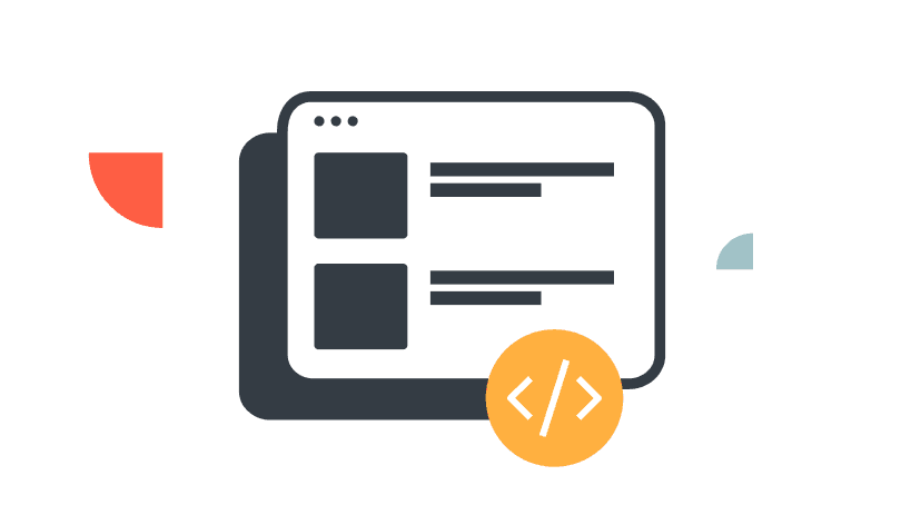 web development service illustration