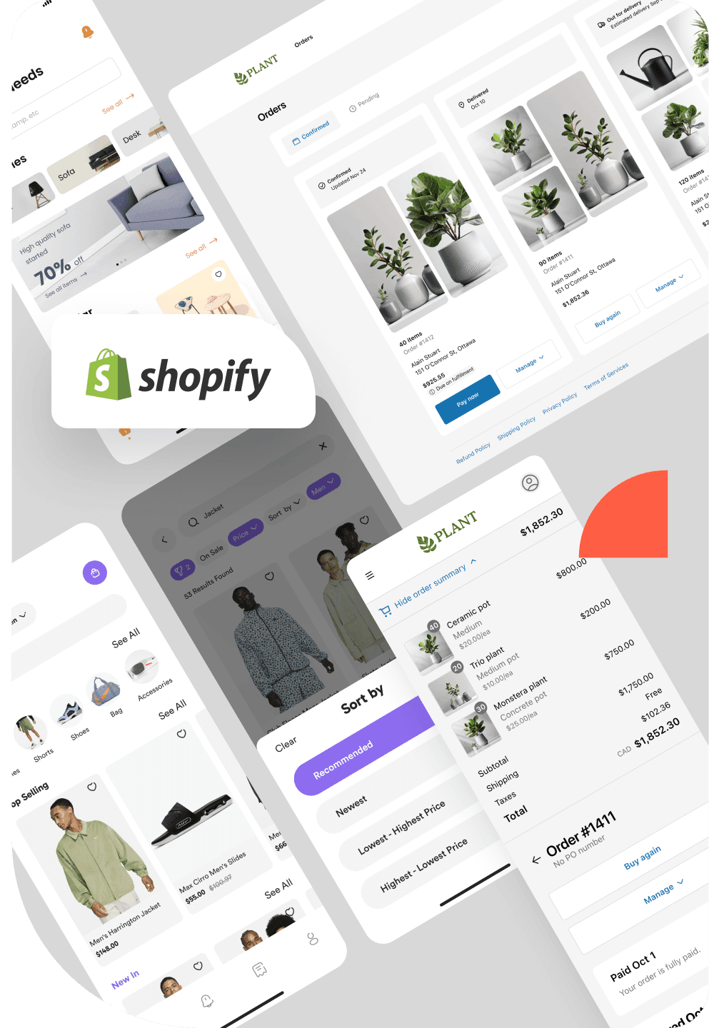 shopify development services illustration