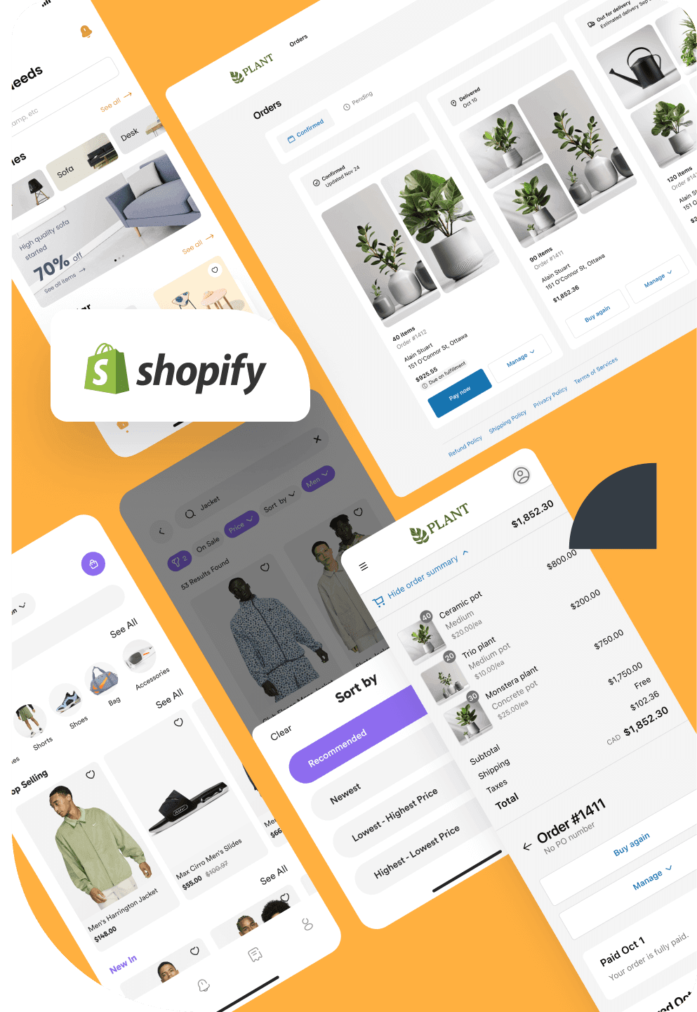 Shopify app development agency illustration